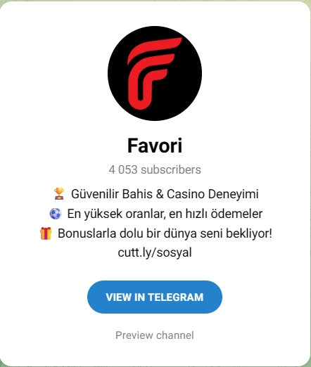 Favoribahis sosyal medya hesapları telegram